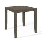 CraftPorch Simple Rustic Square Counter Height Dining Table - Grey