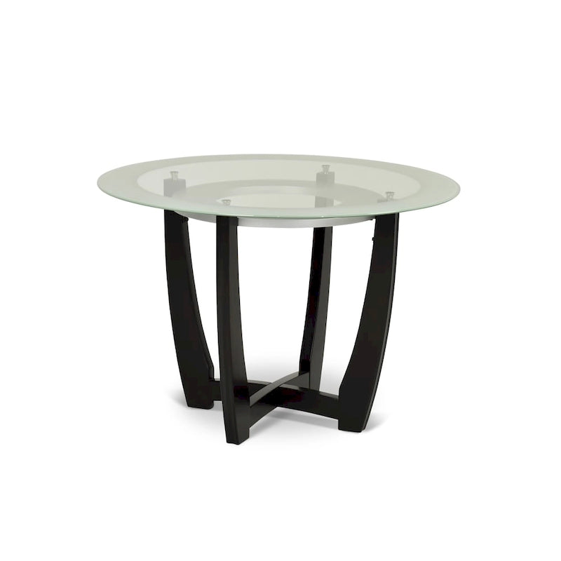 Steve Silver Vashon Tempered Glass Top 5-Piece Dining Set