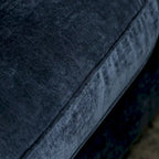 Parthage Contemporary Navy Chenille Sectional by Furniture of America