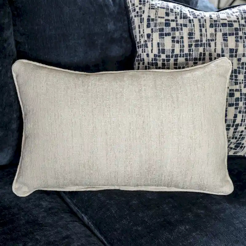 Parthage Contemporary Navy Chenille Sectional by Furniture of America