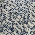 Parthage Contemporary Navy Chenille Sectional by Furniture of America