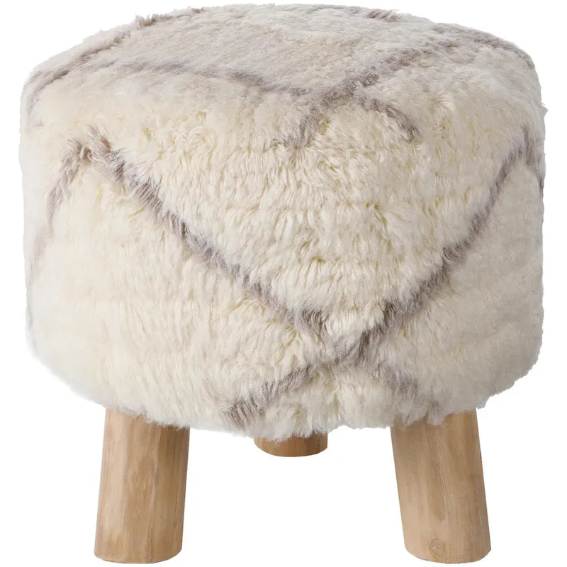 Gloweth Plush Boho Stool