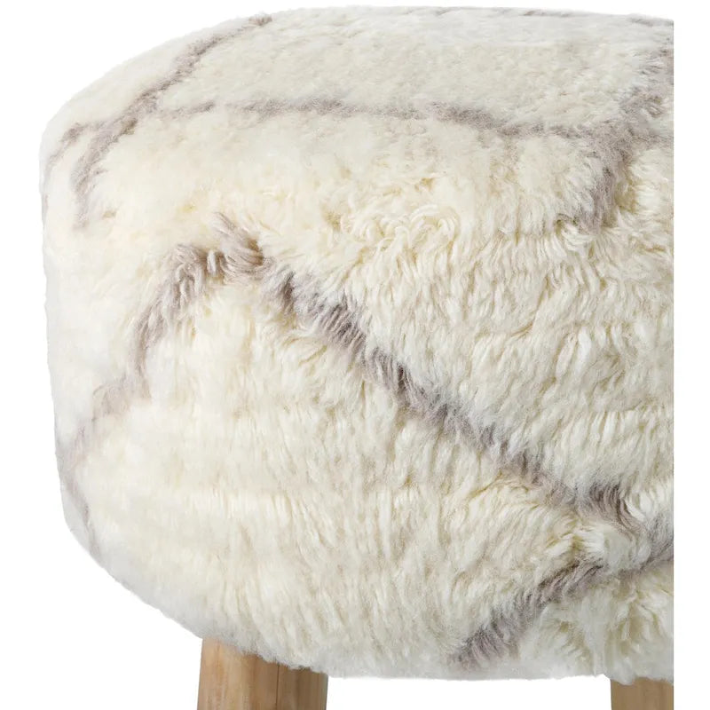 Gloweth Plush Boho Stool