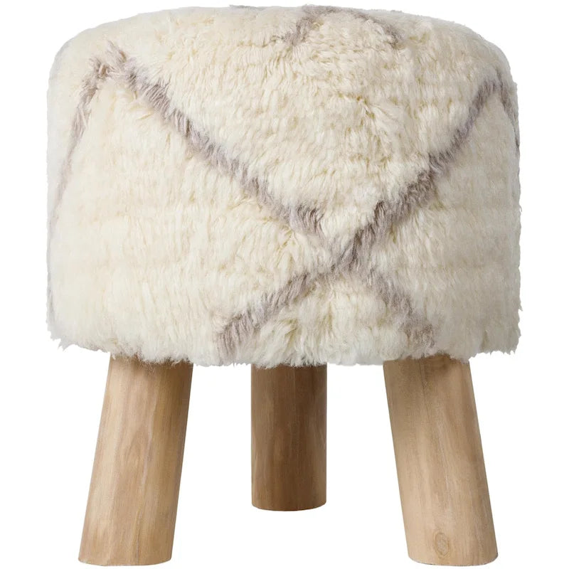 Gloweth Plush Boho Stool