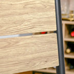 HOMCOM Rustic Country Wood Top 3 Piece Kitchen Table Dining Set with 2 Matching Chairs & Versatile Design for Small Space