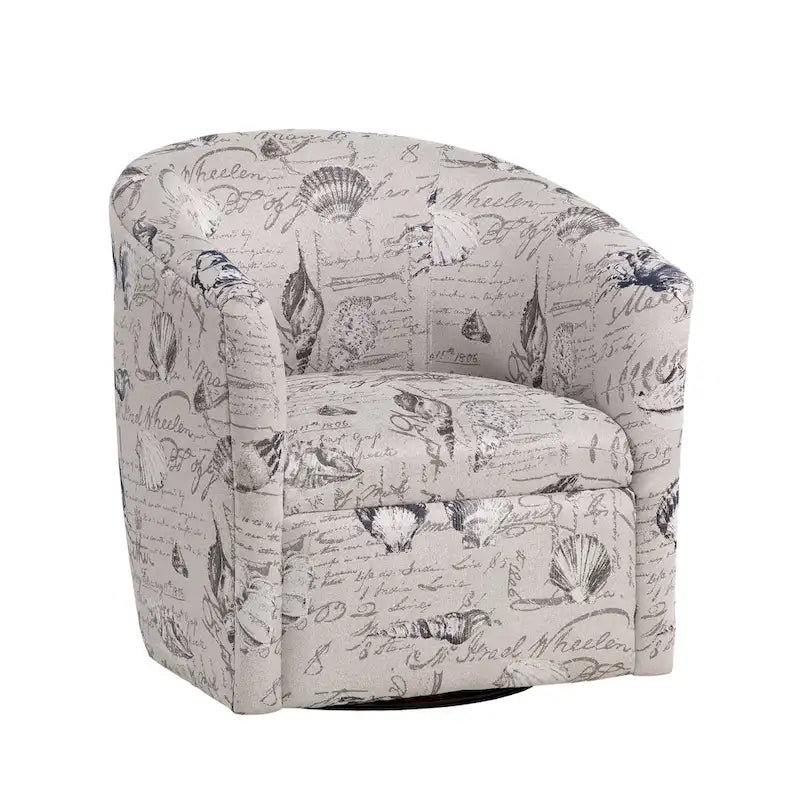Sea Treasures Swivel Barrel Chair by Greyson Living