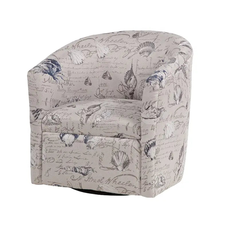 Sea Treasures Swivel Barrel Chair by Greyson Living