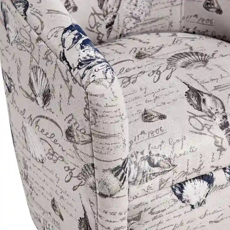 Sea Treasures Swivel Barrel Chair by Greyson Living