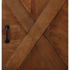 Bridgevine Home Farmhouse 56 inch Corner TV Stand for TVs up to 60 inches, No Assembly Required, Aged Whiskey Finish