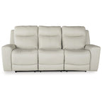Signature Design by Ashley Mindanao Coconut Power Reclining Sofa - 89W x 42D x 43H
