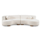 Classic Home Octavia Sectional in Ivory