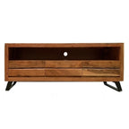 Handmade Solid Acacia Wood Live Edge TV Console
