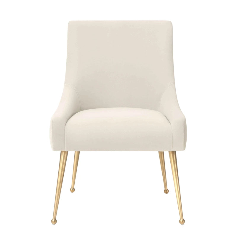 Irina Dining Chair Velvet Side Chair with Stainless Steel Leg