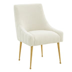 Irina Dining Chair Velvet Side Chair with Stainless Steel Leg