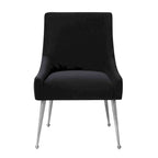 Irina Dining Chair Velvet Side Chair with Stainless Steel Leg