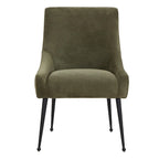 Irina Dining Chair Velvet Side Chair with Stainless Steel Leg