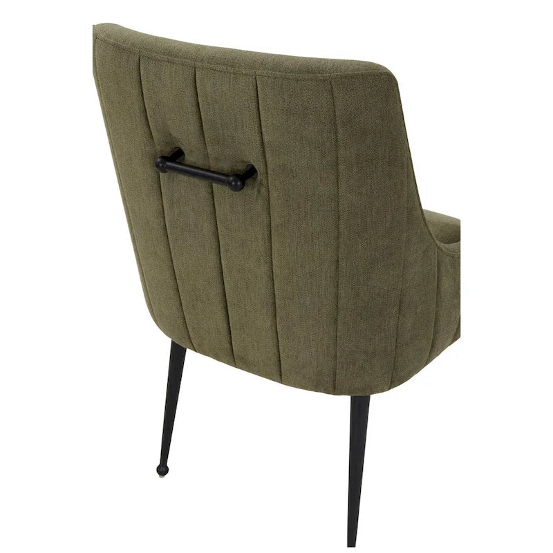 Irina Dining Chair Velvet Side Chair with Stainless Steel Leg