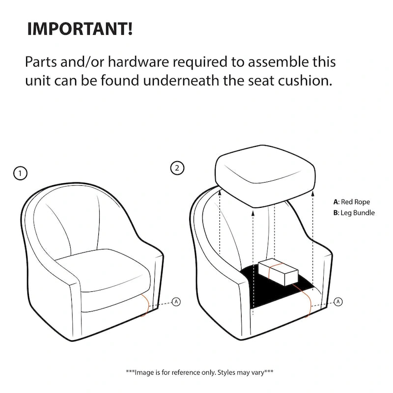 Madison Park Jayne 360-degree Swivel Arm Chair