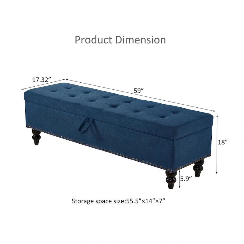59 Bed Bench with Storage