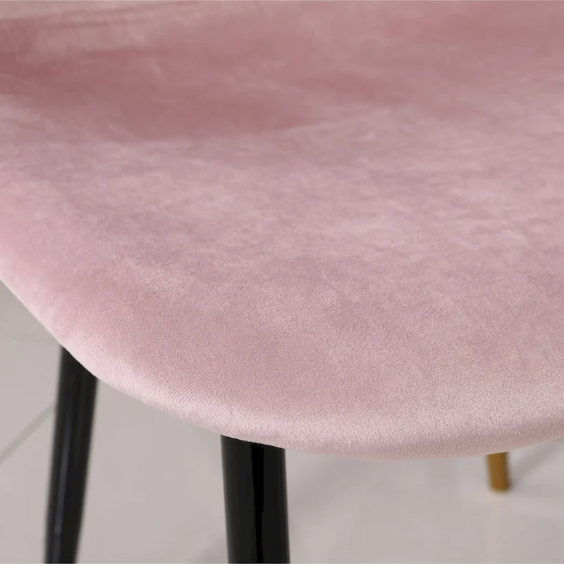 Roundhill Furniture Lassan Contemporary Fabric Upholstered Dining Chairs (Set of 4)