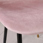 Roundhill Furniture Lassan Contemporary Fabric Upholstered Dining Chairs (Set of 4)