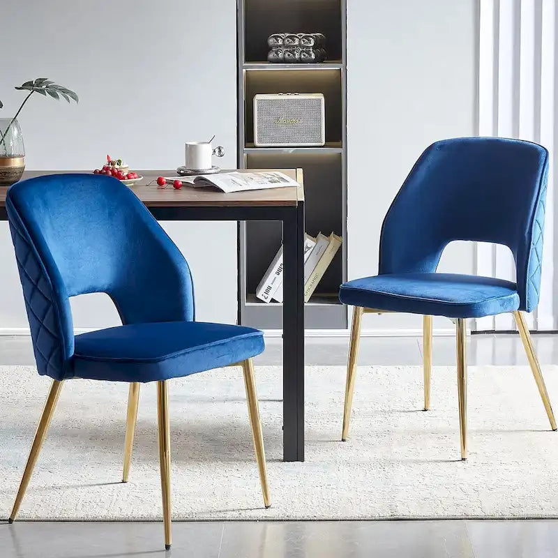 Howtai Upholstered Home Chair Hollow-Back Set of 4