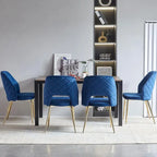 Howtai Upholstered Home Chair Hollow-Back Set of 4