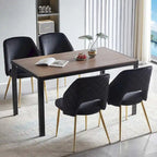 Howtai Upholstered Home Chair Hollow-Back Set of 4