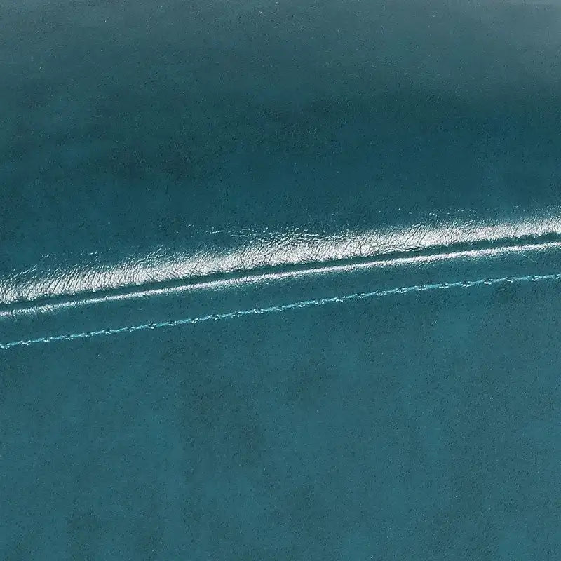 Adeco Faux Leather Ottoman Foot Rest Stool Square Padded Seat Ottoman