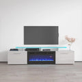 Rova EF Electric Fireplace Modern 75 TV Stand