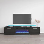 Rova EF Electric Fireplace Modern 75 TV Stand