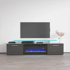 Rova EF Electric Fireplace Modern 75 TV Stand