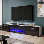 Rova EF Electric Fireplace Modern 75 TV Stand