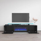 Rova EF Electric Fireplace Modern 75 TV Stand
