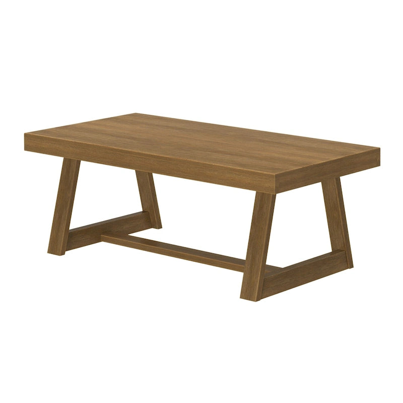 Plank and Beam Classic Rectangular Trestle Leg Coffee Table - 48