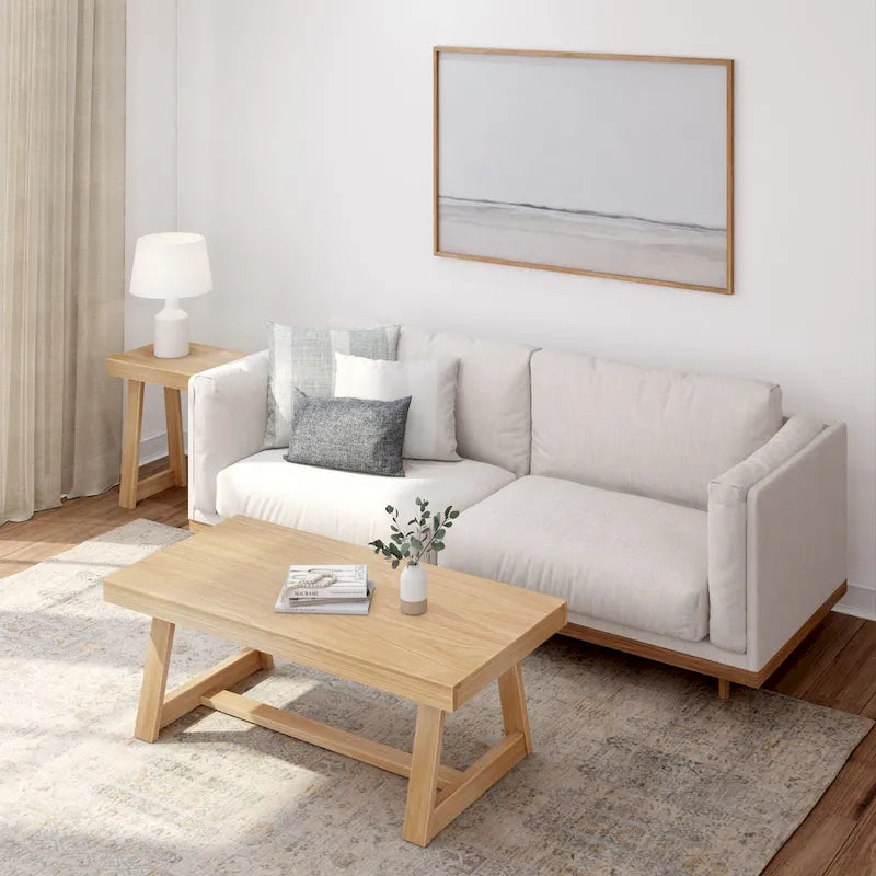 Plank and Beam Classic Rectangular Trestle Leg Coffee Table - 48