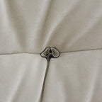 105 Modern Sanded Velvet Cloud Loveseat Sofa Sectional Couch for Living Room