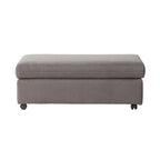 Roundhill Furniture Enda Oversized Living Room Pillow Back Cuddler Arm Chair with Ottoman