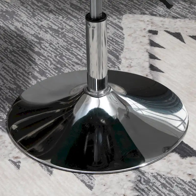 HOMCOM Swivel Accent Chair Modern Makeup Vanity Chair Adjustable Height Leisure Lounge Chair