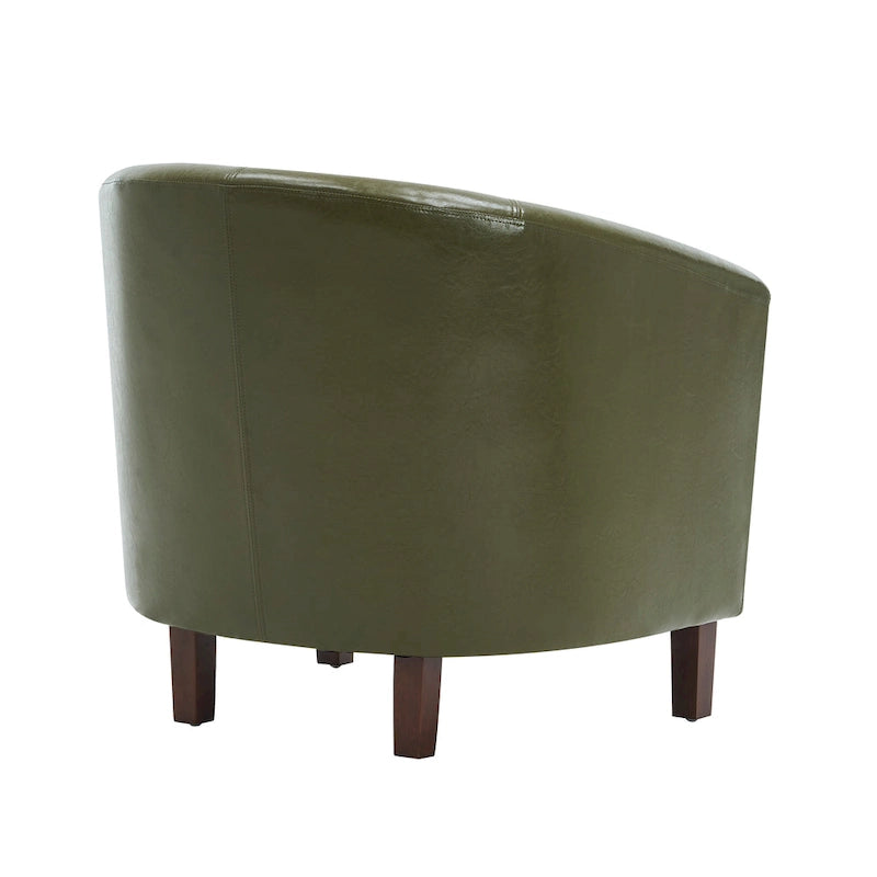 Carson Carrington Junsele PU Leather Accent Club Chair