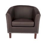 Carson Carrington Junsele PU Leather Accent Club Chair