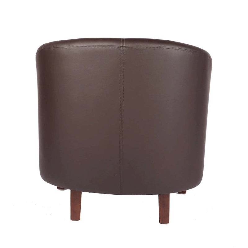 Carson Carrington Junsele PU Leather Accent Club Chair