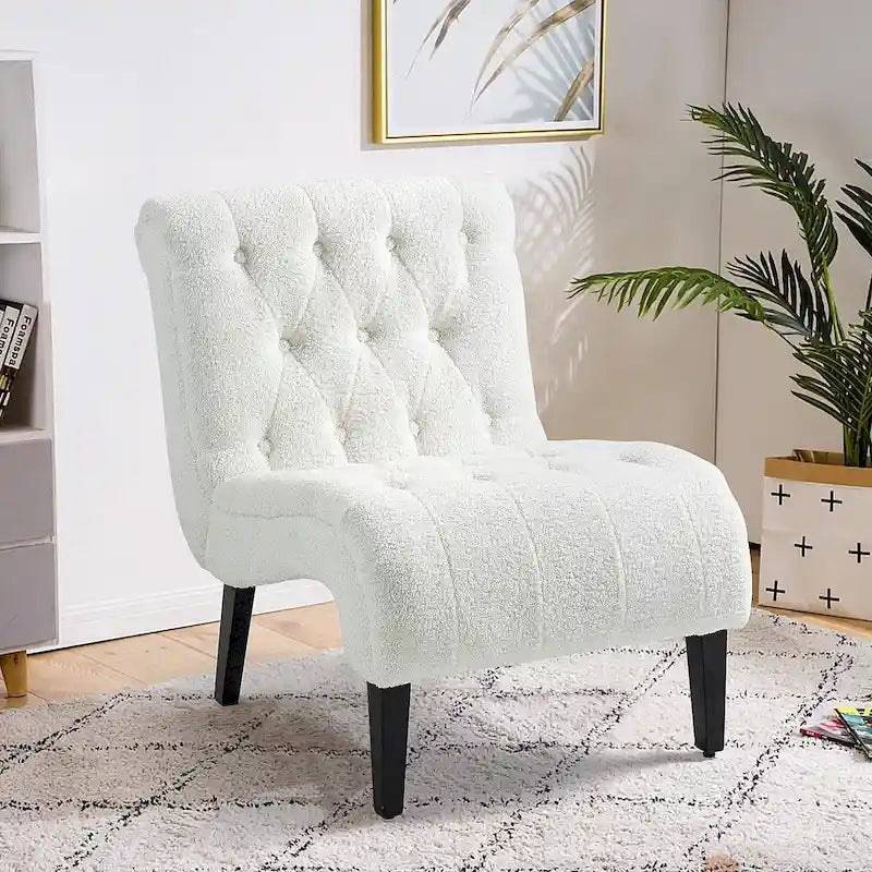 AVAWING Armless Accent Upholstered Lounge Chair