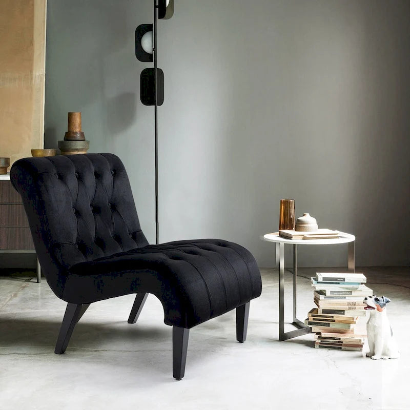 AVAWING Armless Accent Upholstered Lounge Chair