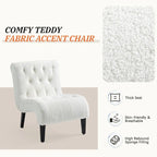 AVAWING Armless Accent Upholstered Lounge Chair