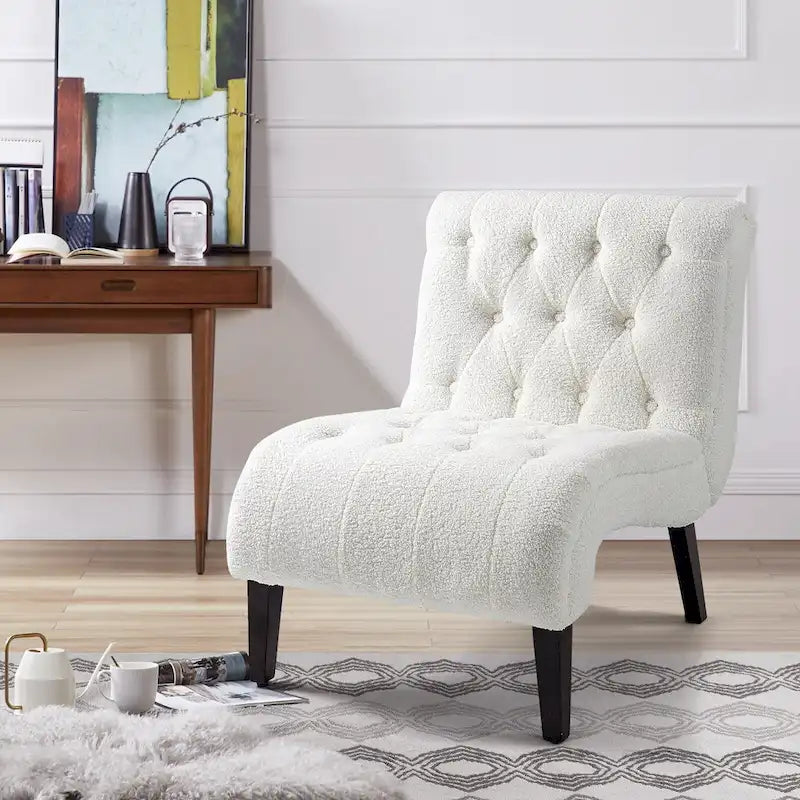 AVAWING Armless Accent Upholstered Lounge Chair