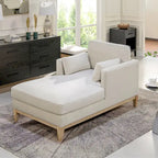 Knox 65 Modern Farmhouse Performance Velvet Chaise Lounge Chair