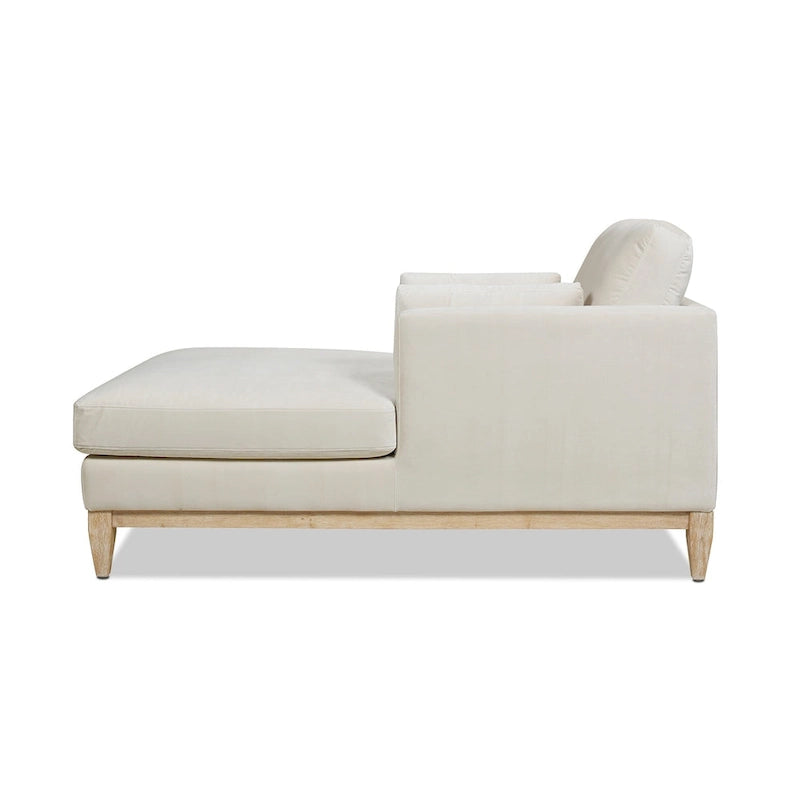 Knox 65 Modern Farmhouse Performance Velvet Chaise Lounge Chair