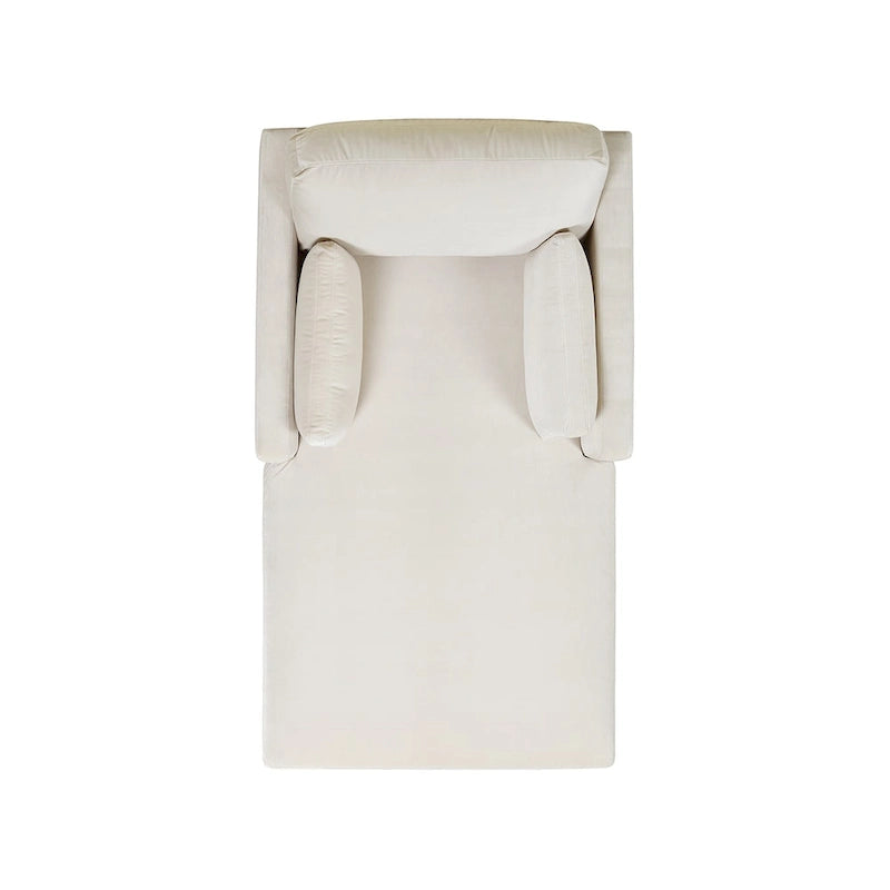 Knox 65 Modern Farmhouse Performance Velvet Chaise Lounge Chair