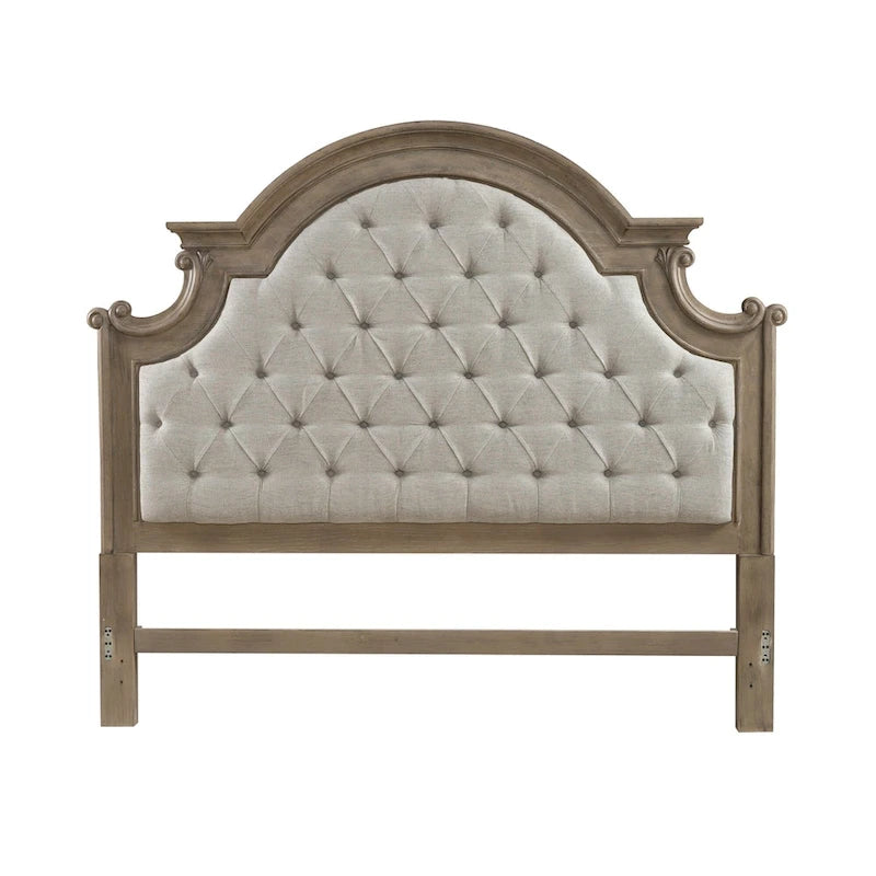 Magnolia Manor Queen Upholstered Panel Bed Headboard - 2 Finish Options